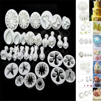 

33pcs/set Sugarcraft Cake Decorating Tool Set Fondant Plunger Cutters Cake Tools Cookie Biscuit Cake Mold Baking Accessories