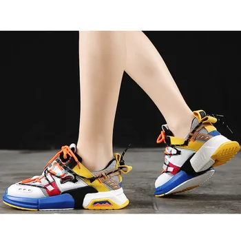 

The new trend Anti-Slip Sport Shoes For Women Crossover strap Women Running Shoes Leisure Fashion Women Sneakers