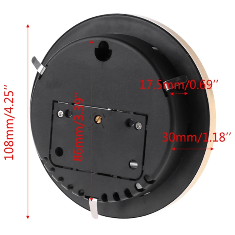 108 мм настенный барометр перспективный Круглый циферблат воздушная Метеостанция MmHg/HPa