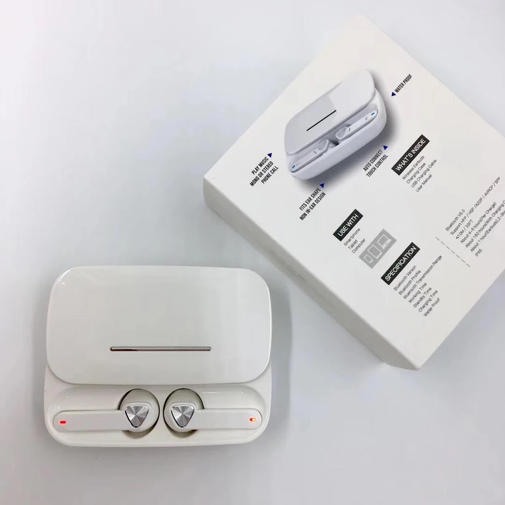 BE36 Bluetooth 5,0 наушники с сенсорным управлением Автоматическое Сопряжение скользящая зарядная коробка TWS беспроводные мини наушники для iPhone 11 Pro i12 i7 i9s