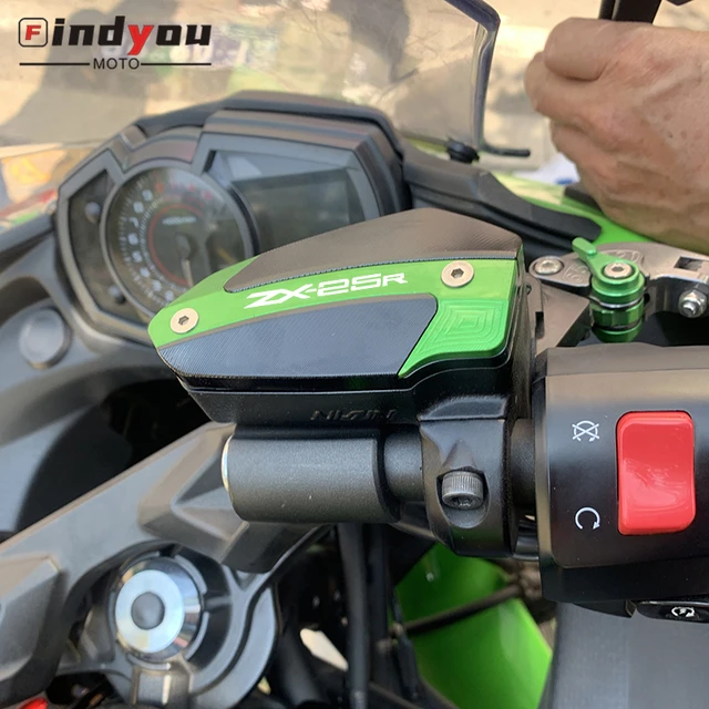 カワサキZX-25R,zx25r,zx 25r,2020,オートバイアクセサリー,フロント流体,リザーブシリンダーカバー,リザーブキャップ,容量2021