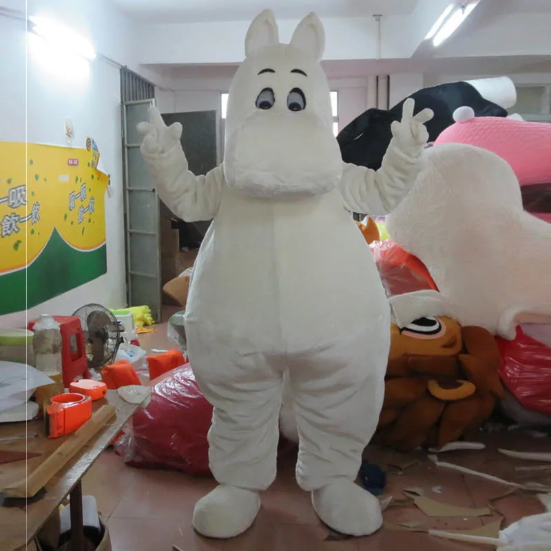 

Madagascar Gloria Hippo River Horse Hippopotamus Mascot Costume Adult Cartoon Character Supermarket Advertising Campaign