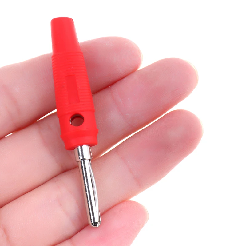 

4pcs /2set 4MM Banana Plug Audio Speaker Connectors Amplifier Speaker Binding Post 4mm Banana Jack Plug For Cable Terminals