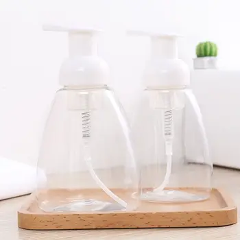 

2pcs 250ml Clear Foaming Bottle Bubble Refillable Soap Sanitizer Dispenser Pump Cosmetic Shampoo Lotion Containers Bathroom Hote