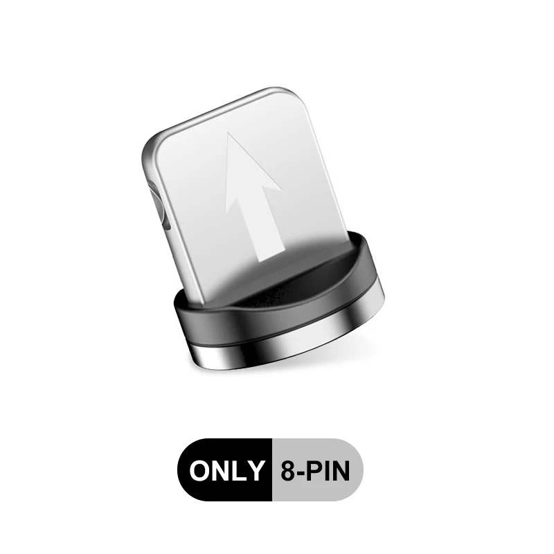 one plug for iphone Vanniso 2 м магнит микро Usb кабель зарядный провод для iphone X 11 Xiaomi mi8 9t redmi note 7 samsung type C зарядное устройство светящийся шнур - Цвет: one plug for iphone