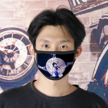 

Sailor Moon Mask Men/women Hot Fashion Hip Hop Streetwear High Quality Harajuku Cosplay 3D Print Sailor Moon Reusable Mask