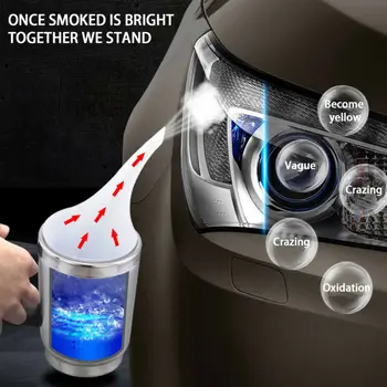 

Silver Atomization Cup Equipment Stainless Steel Headlight Restoration