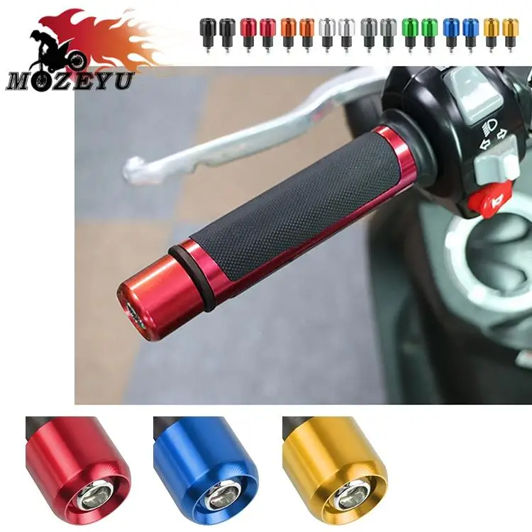 FOR 2001 Kawasaki Ninja ZX6R ZX600J Handlebar Grips Caps handlebar Ends 22mm Motorcycl Accessories