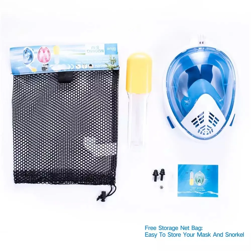 Купить TSMC Full Face Diving Mask Underwater Scuba Anti Fog Snorkeling Set Respiratory masks Safe and waterproof Swimming Equipment XL  Спорт и | Diving Masks (1005001636320529)