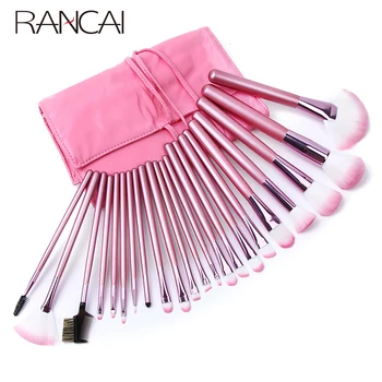 

RANCAI 22PCS Professional Makeup Brush Set Big Loose Powder Foundation Eyeshadow Eyeliner Eyebrows Eyelashes Contour Highlight