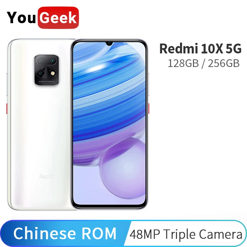 Xiaomi Redmi 10X 5G смартфон 8 ГБ 128 ГБ/256 10 X MTK Dimensity 820 48MP тройные камеры 6 57 &quotAMOLED Полный