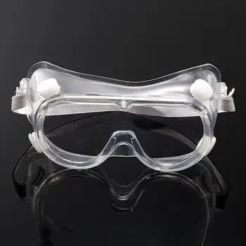 

Outdoor Riding Safety Glasses Eye Protection Anti-dust Anti-fog Adjustable Transparent Goggles Plastic Material For Men Women