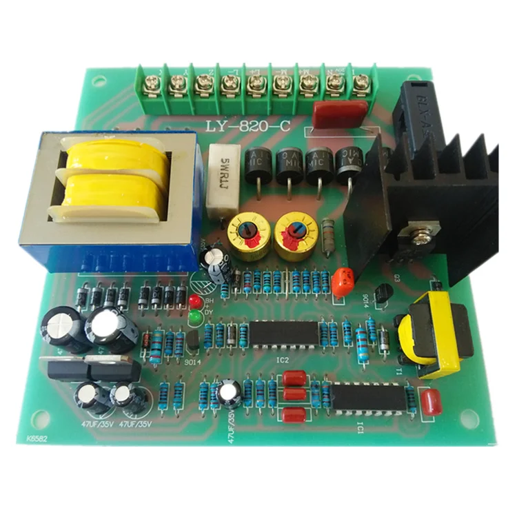 

220V PWM DC Motor Speed Control Driver Board Overload Protection of Permanent Magnet Excitation Module LY820