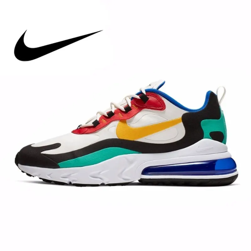 Nike Air Max 270 реагируют мужские беговые кроссовки, воздух подушка Спорт на открытом воздухе кроссовки 2019 Новый тренировочный спортивный