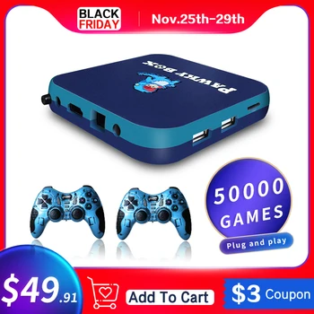 Pawky Box-consola de juegos para PS1/DC/emí, más de 50000 juegos, Super consola, WiFi, Mini TV, reproductor de videojuegos Retro 4K para niños