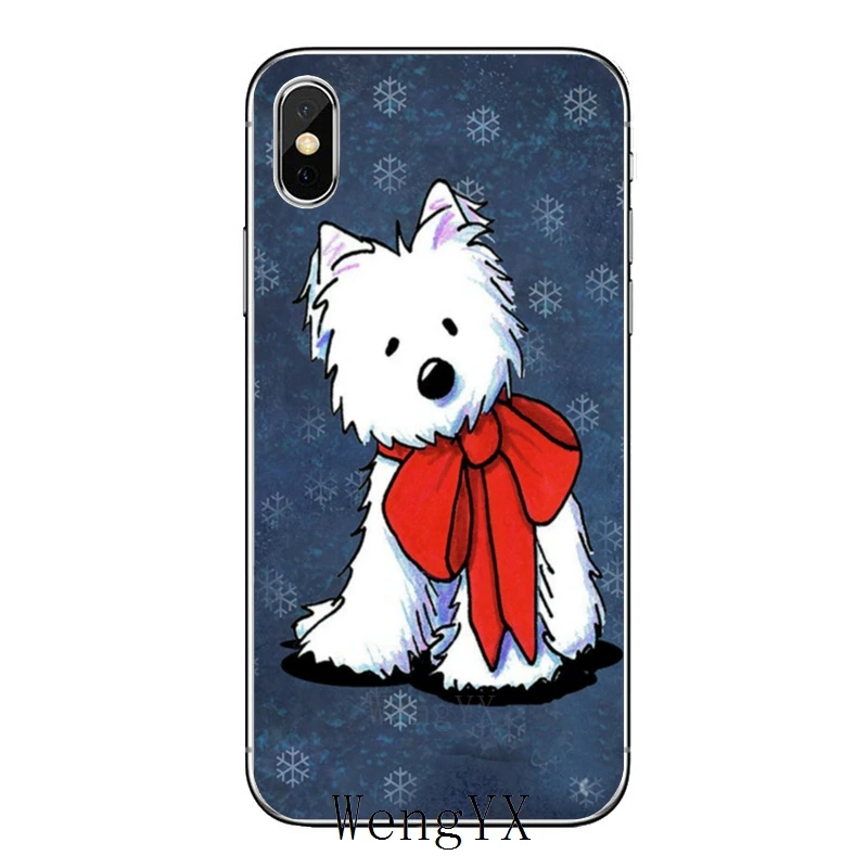Белый, высокогорный терьер Вест-Хайленд терьер собака щенок Кошка Собака несущей для samsung Galaxy S10 Lite S9 S8 S7 S6 edge Plus S5 S4 примечание 9 8 5 4 мини Чехол - Цвет: Dog-Puppy-A-11