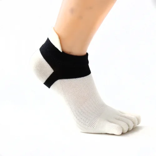 새로운 여자 소녀 하라주쿠 양말 발가락 솜사탕 색상, 다채로운 젊은 캐주얼 패션 발목 노쇼 다섯 손가락 양말 4