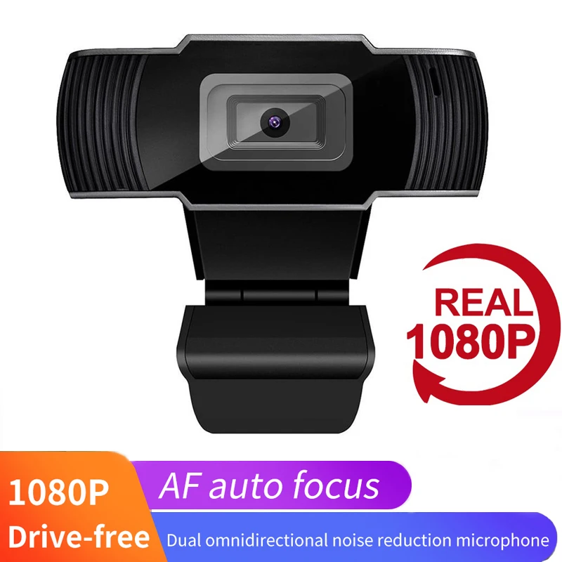 USB веб Камера Full HD 1080P камера цифровая с микрофоном Автофокус 1920*1080 для ноутбука