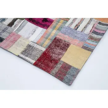 

255x350 Cm Multicolor Handmade Rugs Patchwork Rug-8x11 Ft
