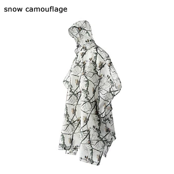 

3 In 1 Impermeable Raincoat Women/Men Outdoor Rain Waterproof Cycling Climbing Hiking Travel Rain Cover Camping Tent Mat