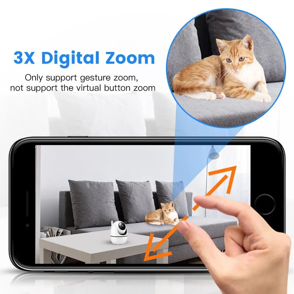 HD 1080P Wireless IP Camera WiFi Auto Tracking Human Home Security CCTV Wifi Camera ip cam audio camaras de vigilancia con wifi