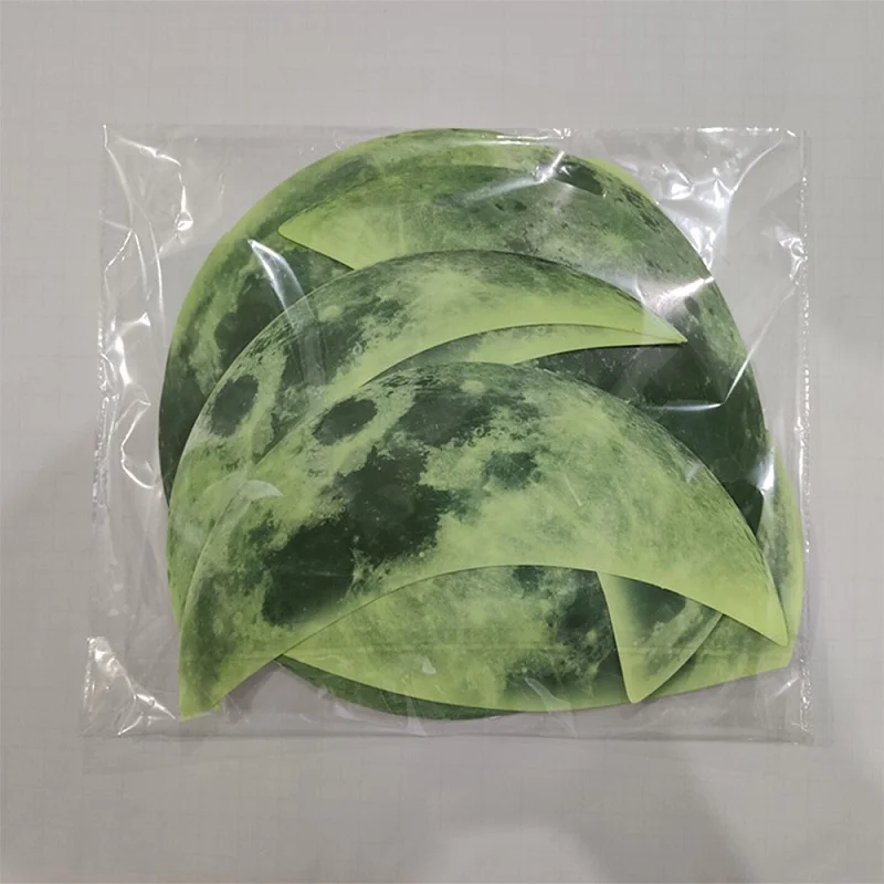 Nine Planets Cartoon 3D Wall Stickers Luminous effect PVC waterproof Planetary Fluorescent Stickers Children