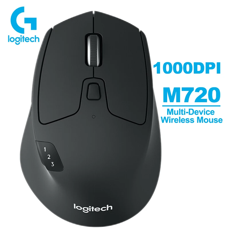 Мышь Logitech M720 Беспроводная игровая 2 4 ГГц Bluetooth 1000DPI | Компьютеры и офис