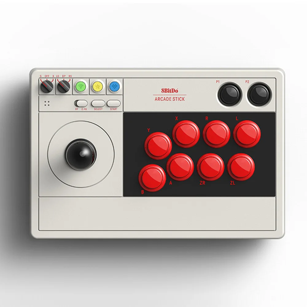 8Bitdo Arcade Stick Bluetooth-Compatibile E 2.4G Wireless Usb 8 Pulsanti Controller Joystick Da Combattimento Per Switch/Windows/Steam