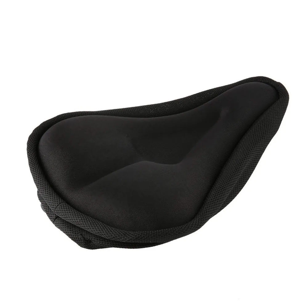 

Black Durable Men 3D Bike Bicycle Cycle Extra Comfort Gel Pad Cushion Cover Front Seat Mat Saddle Seat for Outdoor Sports