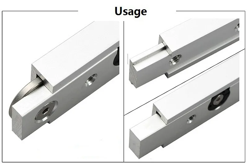 Aluminium alloy T-tracks Slot Miter Track And Miter Bar Slider Table Saw Miter Gauge Rod Woodworking Tools DIY