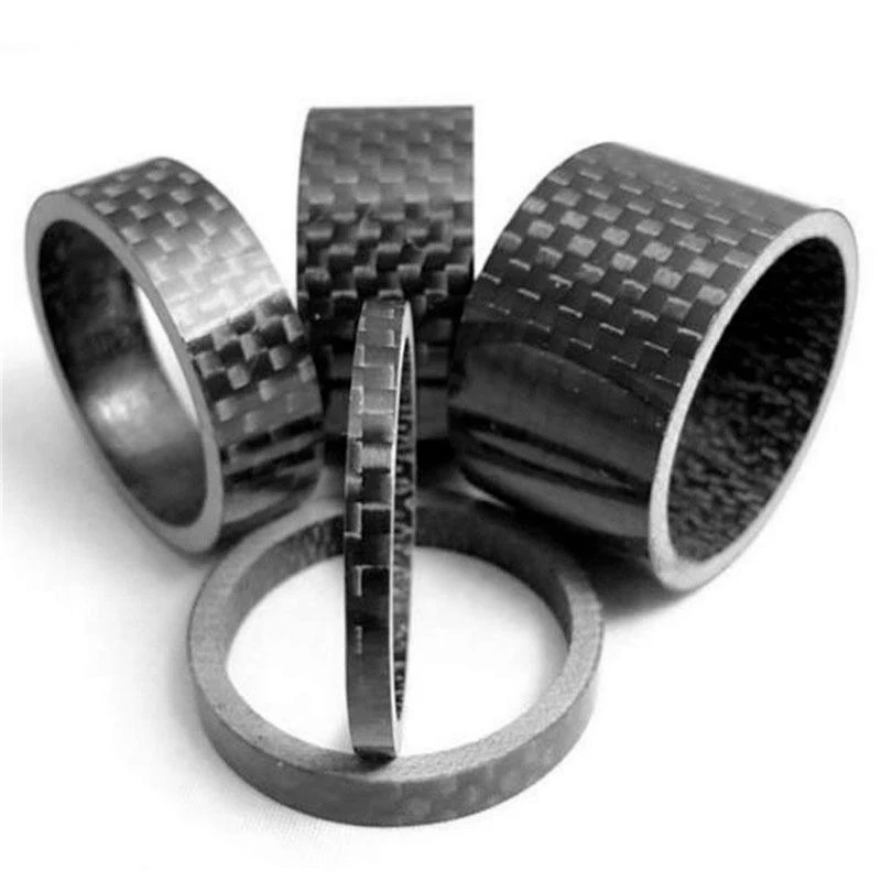 

For Stem Bicycle Bike MTB Headset Fits 1-1/8\\\\\\\" Steering Washer Carbon 3/5/10/15/20mm Accessories 3 5 10 15 20mm