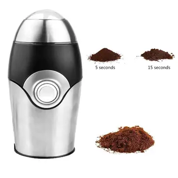 

220V Electric Coffee Bean Grinder Stainless Steel Blade Seed Grinding Machine G8TC