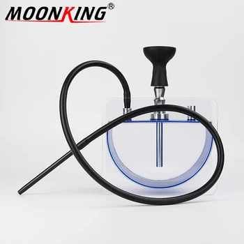 

MOONKING Arch Sheesha Half Round Many Colors Model Chicha Smoking Plastic Shisha Hookah Suit Portable Acrylic