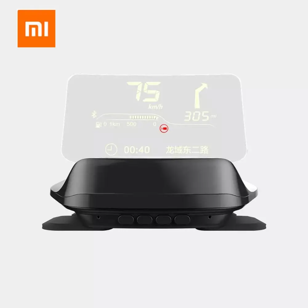 Ceny Oryginalny Xiaomi Mijia Carrobot Intelligence Car Hud Head Up wersja Bluetooth wyświetlacz OBD system ostrzegania przed przekroczeniem prędkości jazdy