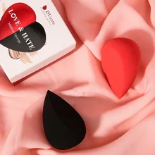 Не латексный влажный и сухой не есть пудра Макияж инструменты в форме сердца Губка красота яйцо креативный гидрофильный