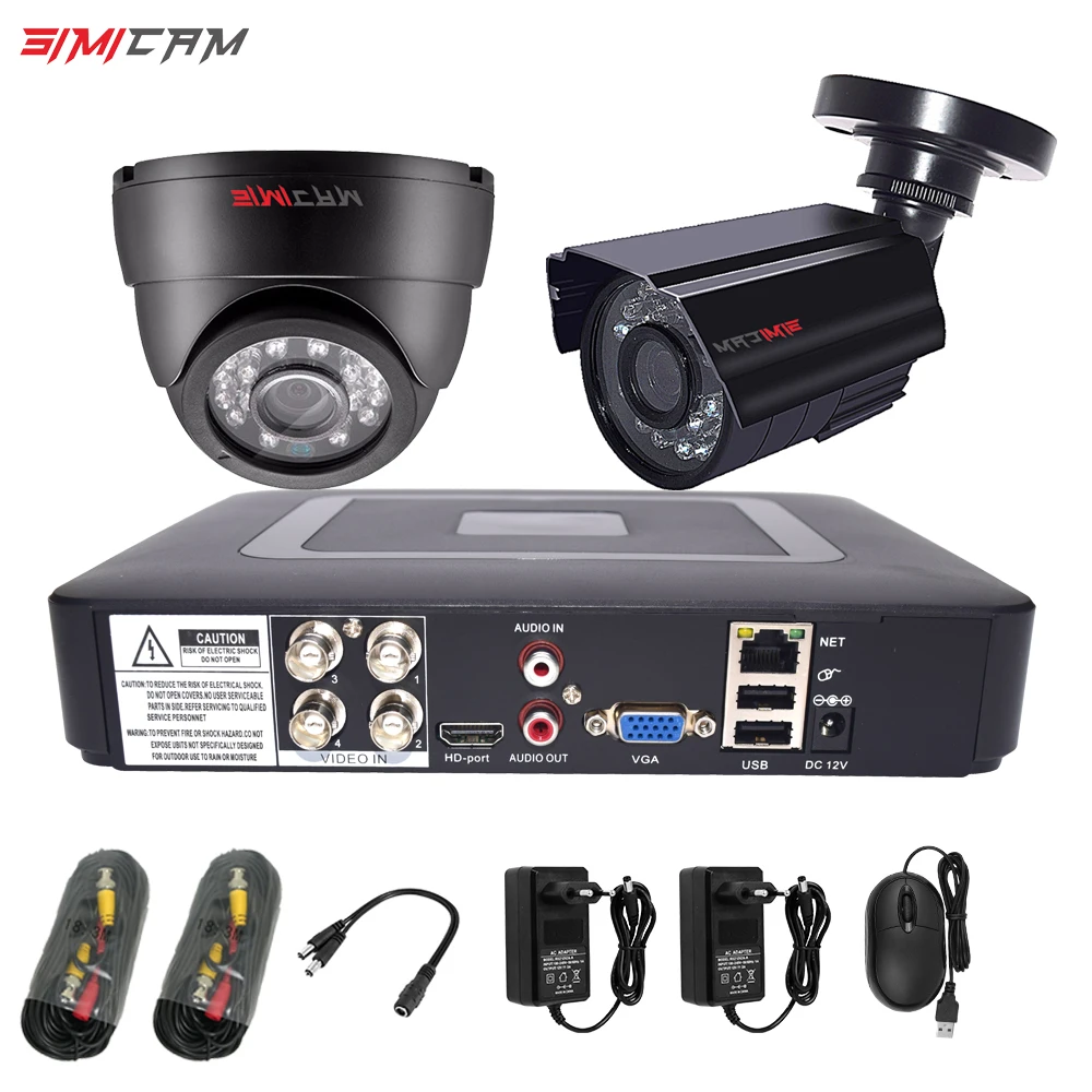 Камера видеонаблюдения simicam 1080P HD AHD cctv Stree уличное устройство ночного видения