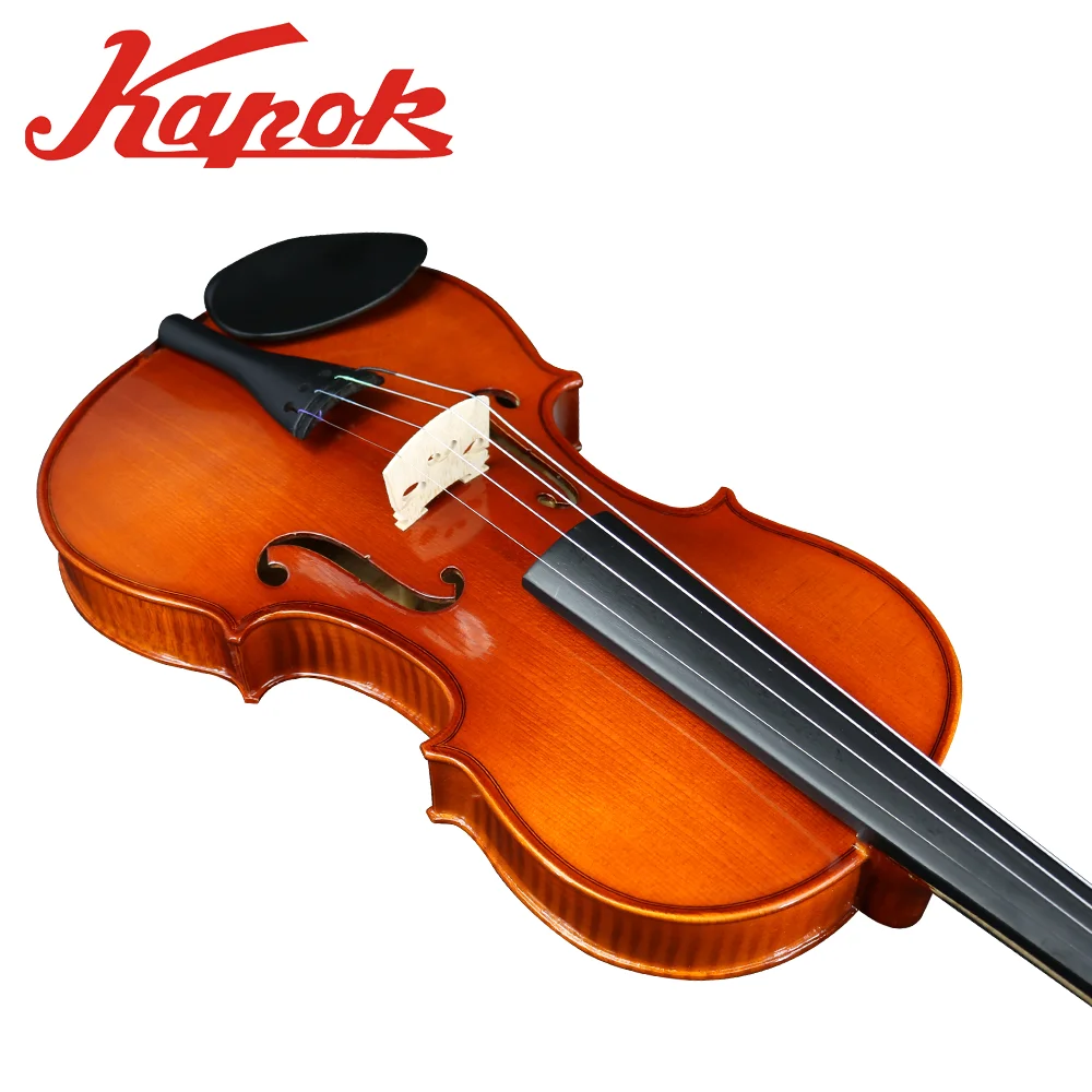 Скрипка Kapok V182 Кленовая скрипка ручной работы из массива дерева глянцевая