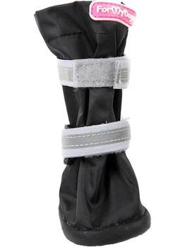 

FOR MY DOGS FOR MY DOGS Dog boots with rubber soles black / gray FMD653-2019 Bl / Grey