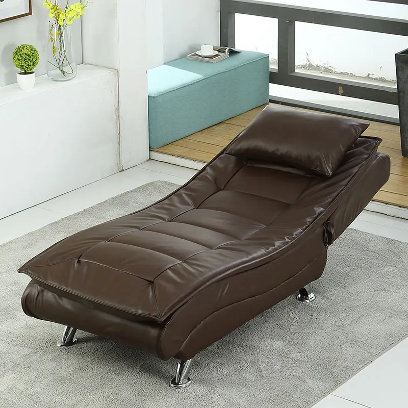  Multifunctional Chaise Longue Lunch Chair Mini Foldable Single Recliner Lazy Couch Maternity Chair 