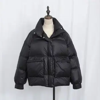 

Winter Down Jacket Women Coats New 2020 Women Down Coat Winter Short Slim Thickening Warm Down Pakra Female Jackets Black Red