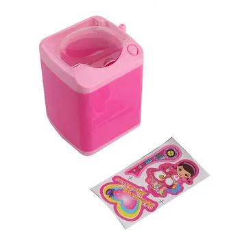 

Mini House Small Appliance Washing Machine Safe Non-Toxic Plastic Abs Fashion Educational Toys By Battery