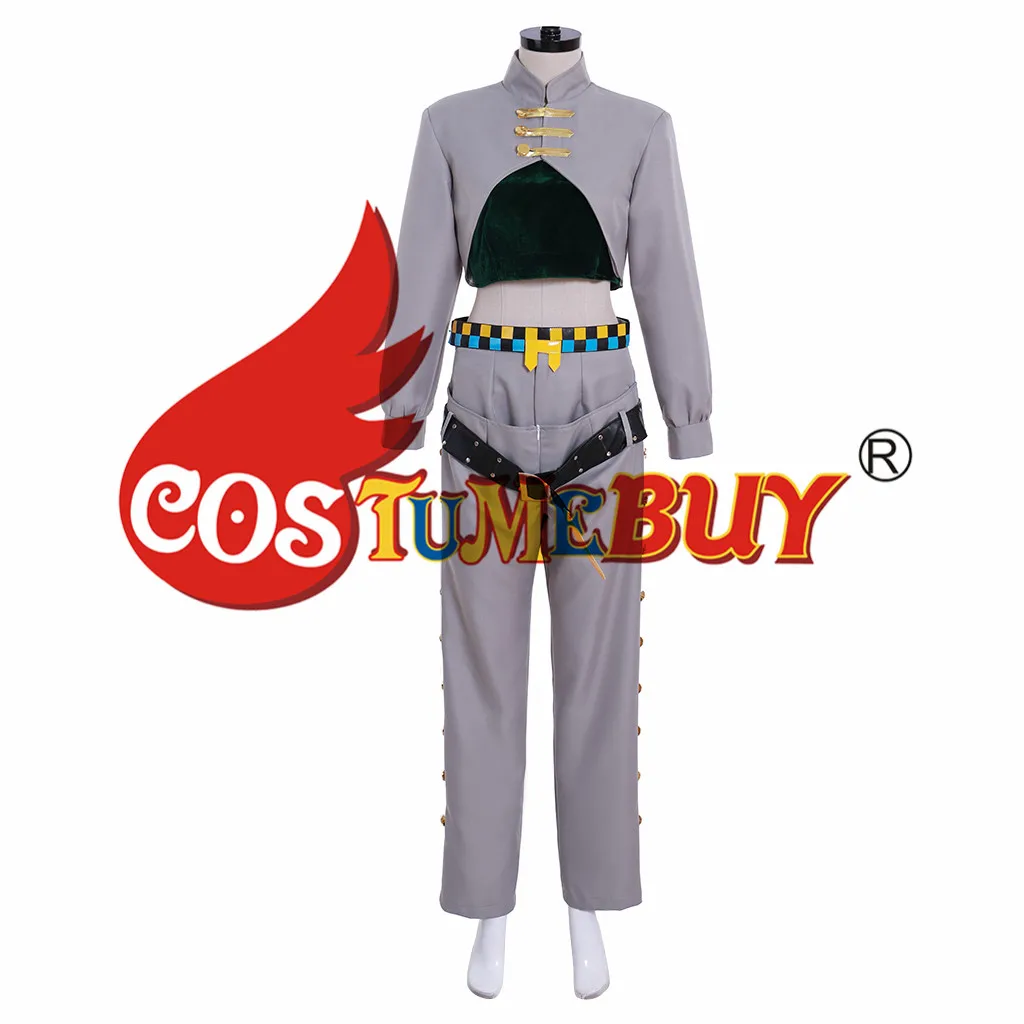 CostumeBuy Джоджо Необычные Приключения Рохан кишибе косплей костюм полный набор для мужчин Хэллоуин Вечерние наряды индивидуальный заказ