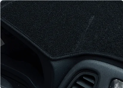 Black and Black Edge Для Audi A8 D3 2003~ 2010 4E Противоскользящий коврик с защитой от ультрафиолета, накладка на приборную панель, защитная накладка, аксессуары для ковров S-line 2006 2007 - Название цвета: Black and Black Edge