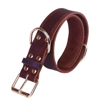 

Genuine Leather Dog Collars Military Grade Dog Collar for Small Medium Large Dogs Soft and Durable Collar