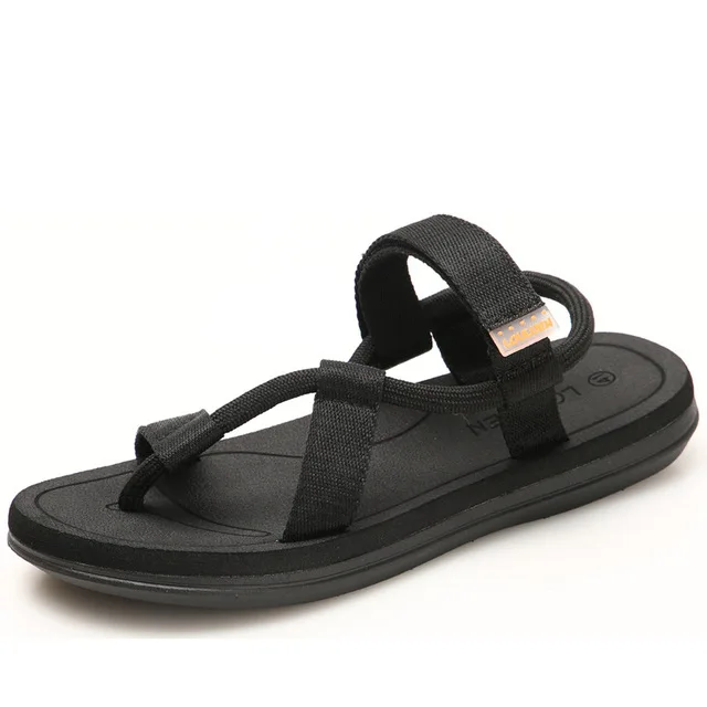 Sandalias de verano para hombre, par de zapatos de playa ligeros, zapatillas vietnamita, comercio Simple, dos prendas, H433