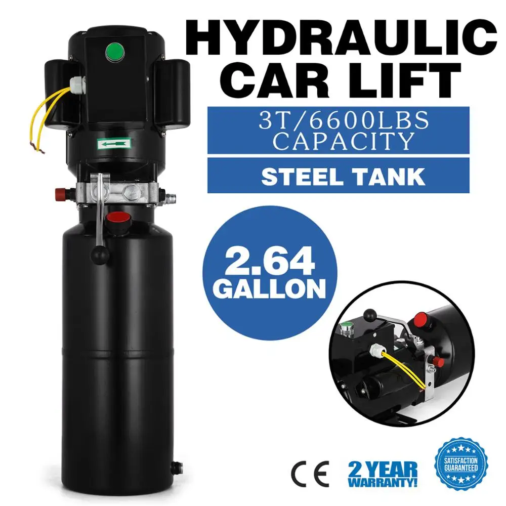 

220V CAR LIFT HYDRAULIC POWER UNIT AUTO HYDRAULIC PUMP HEAVY DUTY VEHICLE HOIST