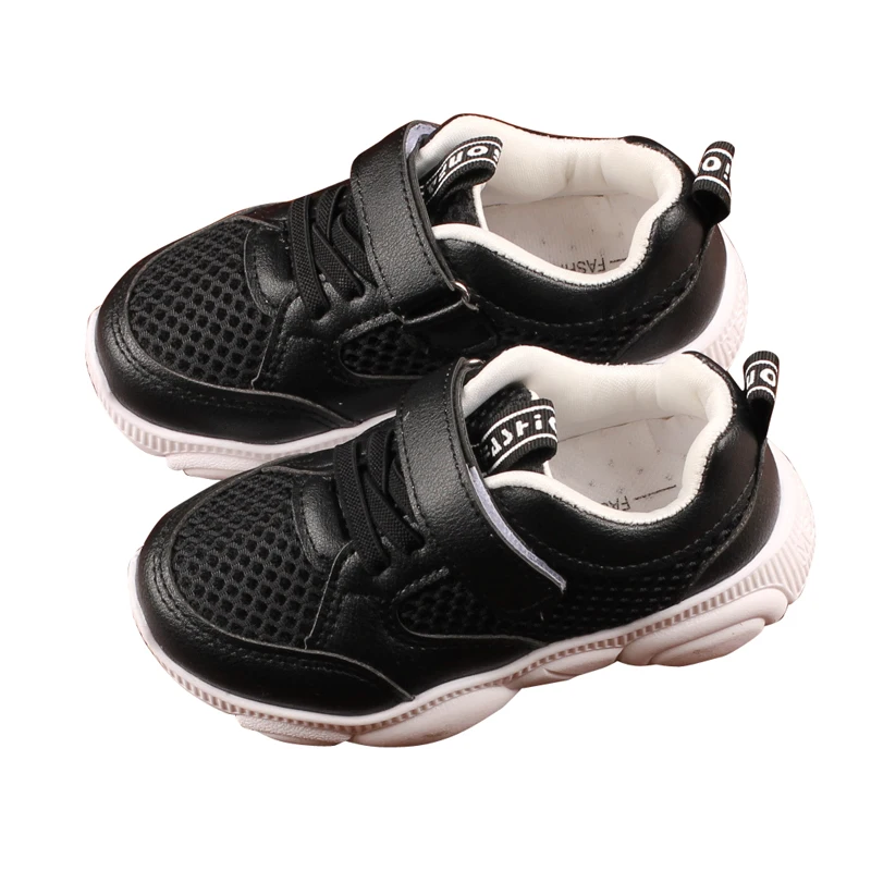 SY074Black Детская обувь; детская спортивная обувь; детские кроссовки для подростков; дышащая обувь для бега с мягкой подошвой; кроссовки с амортизацией; SY074 - Цвет: SY074Black