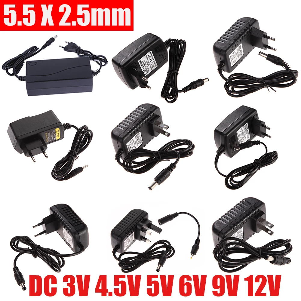 Power Adapter DC 5V 9V 12V 24V 1A 2A 3A Adaptor 220V To 5 V 12 V Volt  Charger Supply Universal Switching EU US Plug 220V To 12V - AliExpress