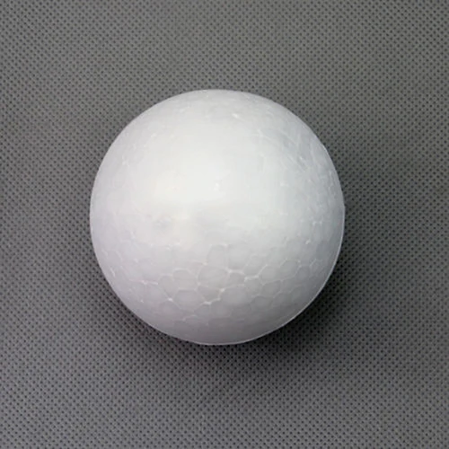 10 Pcs 50mm 60mm Creative DIY Craft White Foam Ball Spheres Ornament FOR UK