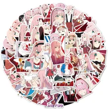 

10/50/100PCS Anime DARLING In The FRANXX Stickers Waterproof PVC Laptop Luggage Guitar Car Skateboard VSCO ZERO TWO Sticker Kids